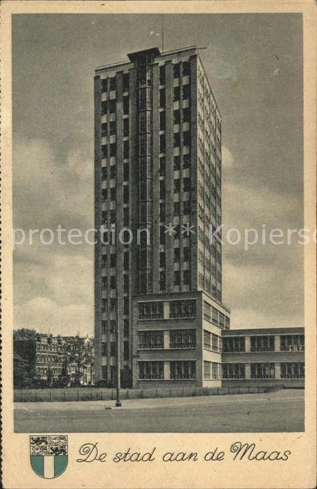 Rotterdam Wolkenkrabber Electr. Gebouw Hochhaus Wappen