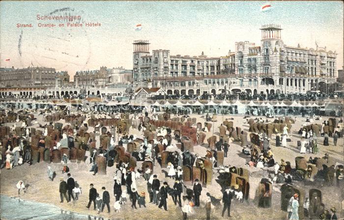 Scheveningen Strand Oranje en Palace Hotel