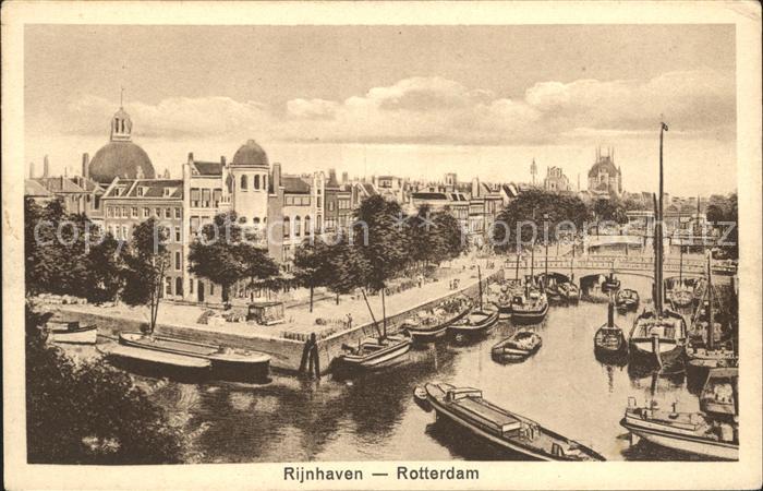 Rotterdam Rijnhaven Rheinhafen Schiffe