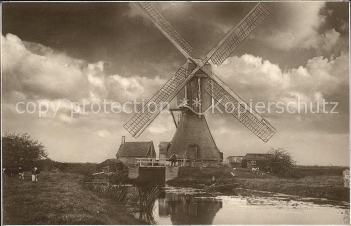 Niederlande Oude schilderachtige Molens Windmühle