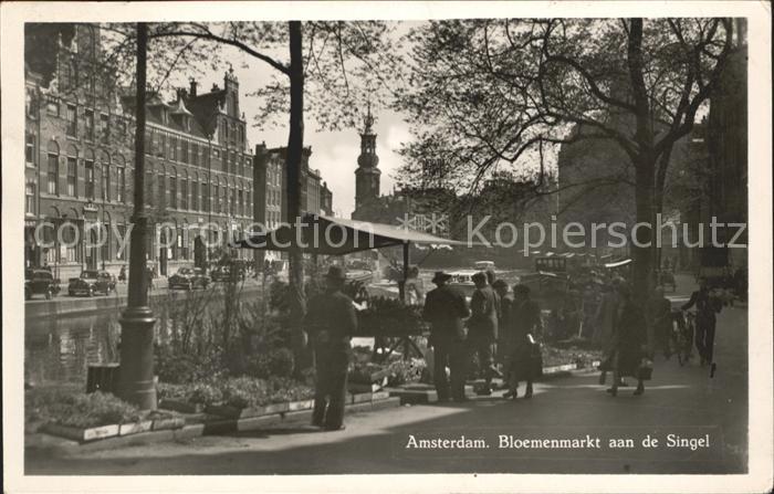 Amsterdam Niederlande Bloemenmarkt aan de Singel Blumenmarkt