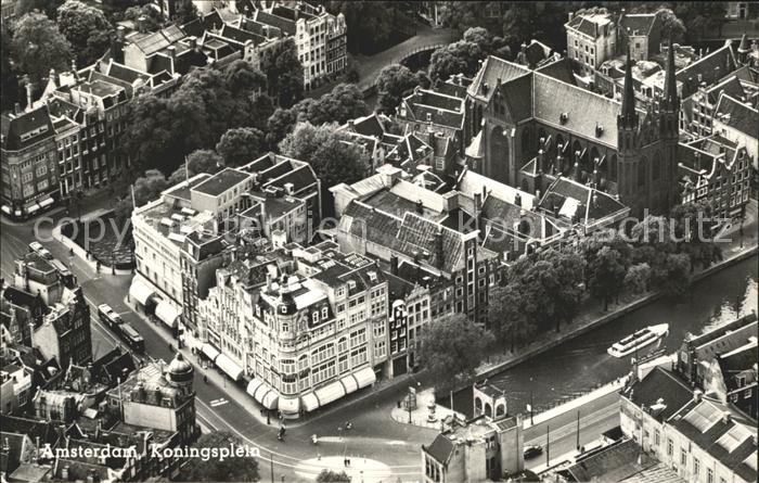 Amsterdam Niederlande Koningsplein Luchtopname