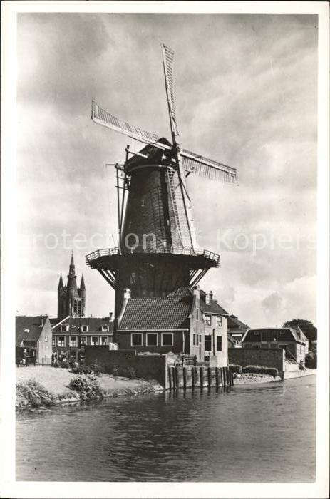 Delft Molen de Roos Windmuehle
