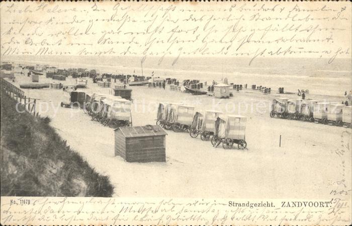 Zandvoort Holland Strandgezicht