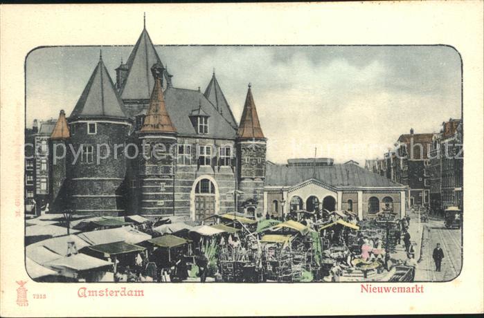 Amsterdam Niederlande Nieuwemarkt
