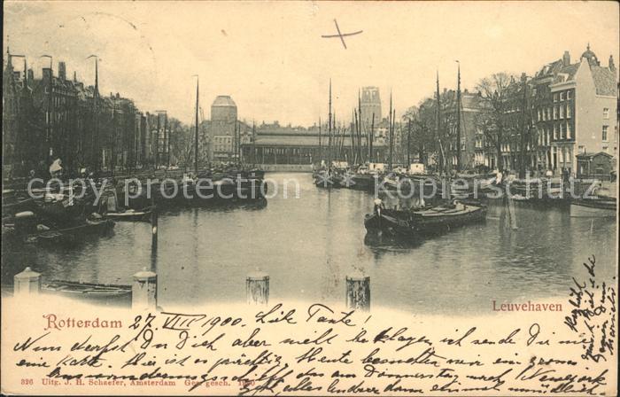 Rotterdam Leuvehaven Schiffe