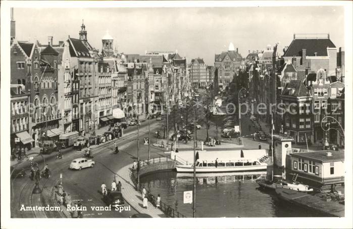 Amsterdam Niederlande Rokin vanaf Spui