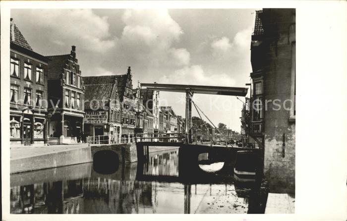 Alkmaar Gezicht op de Zijdam Kanal Zugbruecke