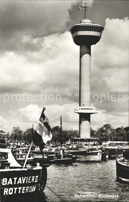 Rotterdam Euromast Schiff