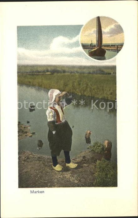 Marken Junge Holzschuhe Trachten Segelboot