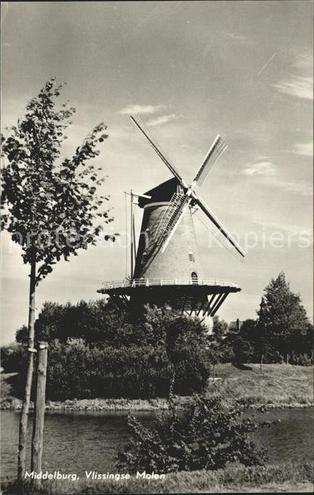 Middelburg Zeeland Vlissingse Molen Windmuehle