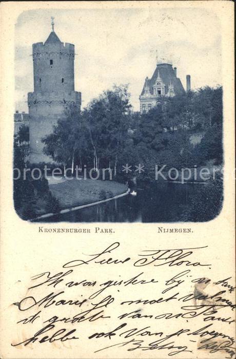 Nijmegen Kronenburgen Park Toren Turm