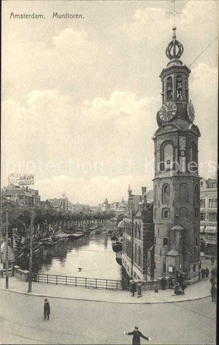 Amsterdam Niederlande Munttoren