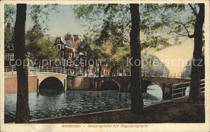 Amsterdam Niederlande Keizersgracht b/d Reguliersgracht Brug