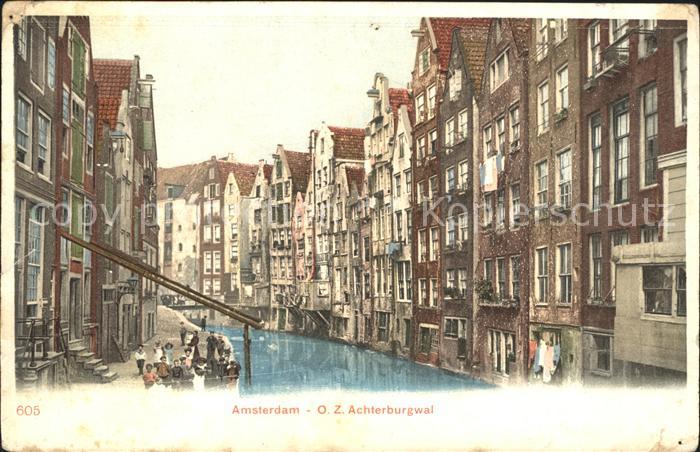 Amsterdam Niederlande OZ Achterburgwal Kanal