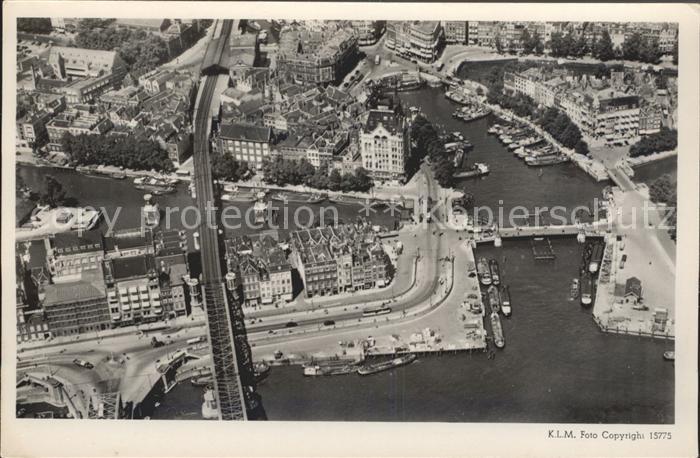Rotterdam voor 1940 Witte Huis met omgeving Lucht