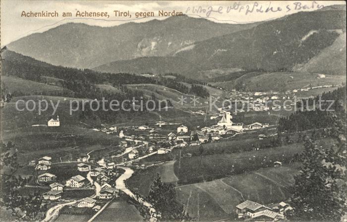 Achenkirch Panorama Blick gegen Norden