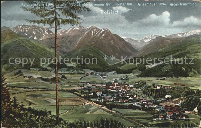 Trofaiach Gesamtansicht mit Alpenpanorama