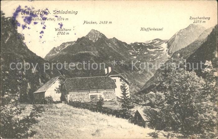 Untertal Teilansicht mit Alpenblick
