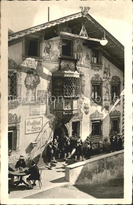 Oetz Gasthof Stern Fassadenmalerei