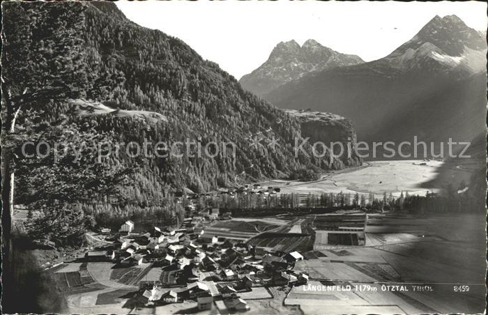 Laengenfeld Oetztal Gesamtansicht mit Alpen
