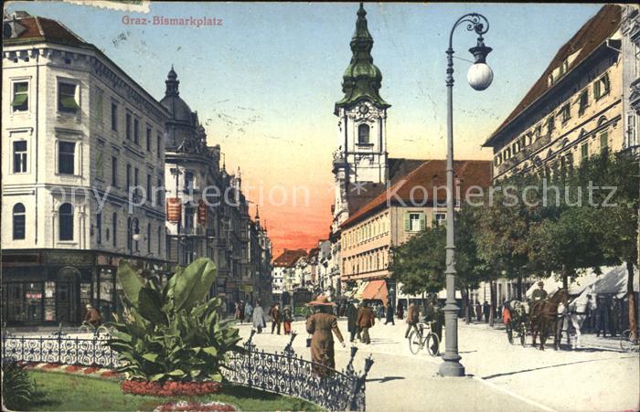 Graz Steiermark Bismarckplatz Kirchturm