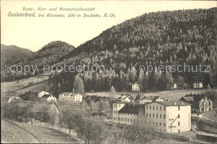 Salzerbad Badeanstalt Kuranstalt Wasserheilanstalt