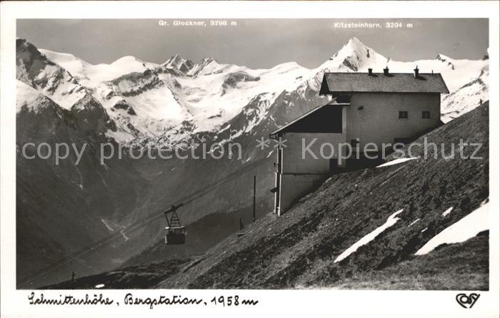 Schmittenhoehe Bergstation Wintersportplatz Bergbahn Grossglockner Kitzsteinhorn