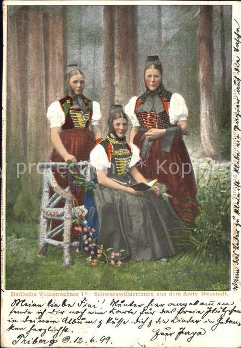 Trachten Schwarzwald Badische Volkstrachten Schwarzwälderinn
