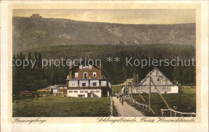 Riesengebirge Krkonose Karkonosze Schlingelbaude Prinz Heinrichbaude