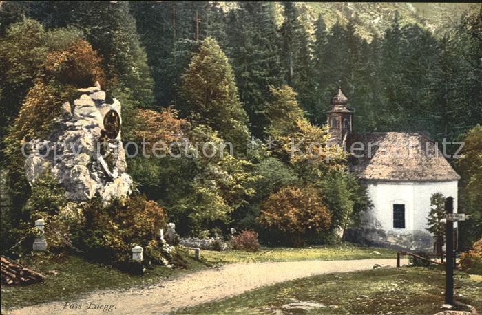 Golling Salzach Pass Luegg Kapelle Alpenpass Photochromiekarte Nr 9778
