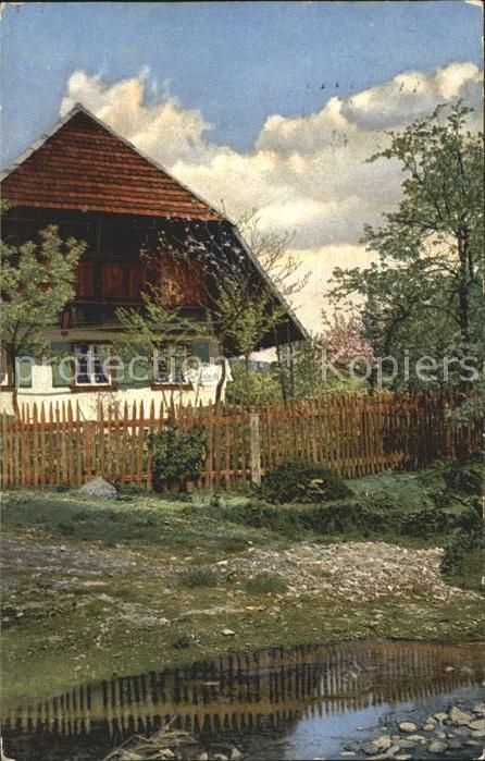 Schwarzwaldhaeuser Haus im Kinzigtal