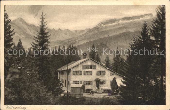 Walserschanz Kleinwalsertal Grenzwirtshaus Alpen