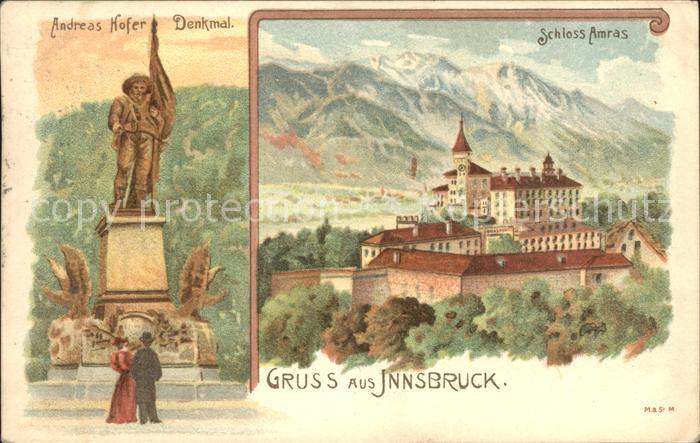 Innsbruck Schloss Amras Andreas Hofer Denkmal