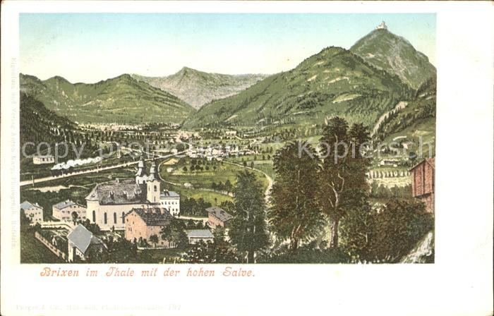 Brixen Thale Panorama mit der Hohen Salve