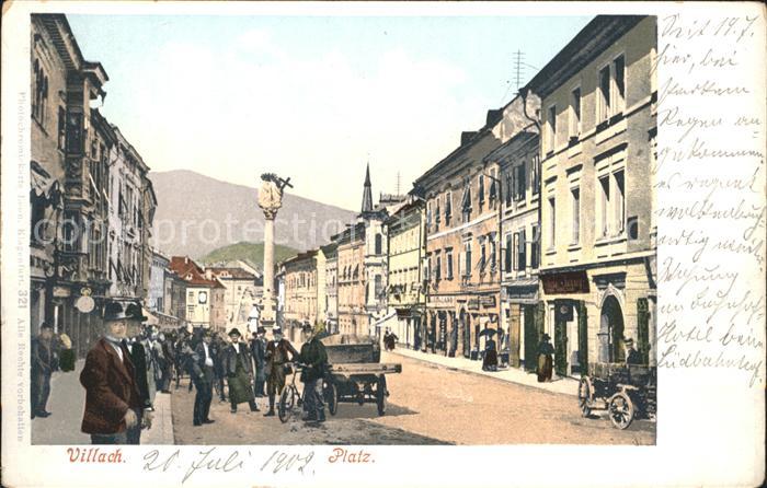 Villach Kaernten Platz Saeule