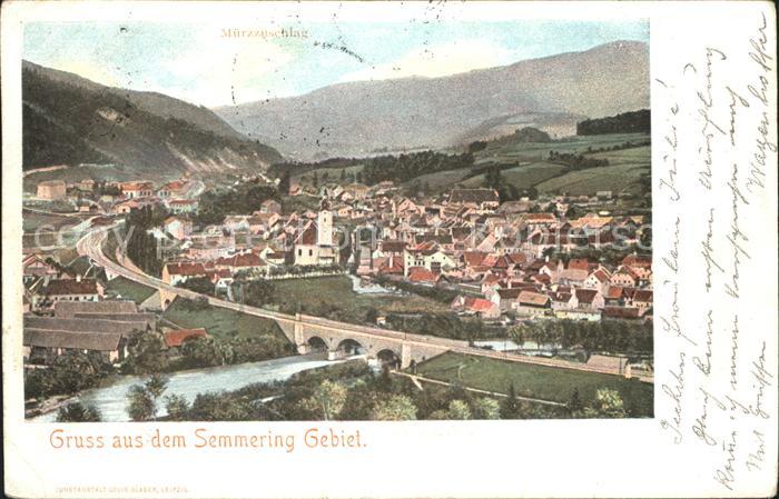 Muerzzuschlag Panorama Semmeringgebiet