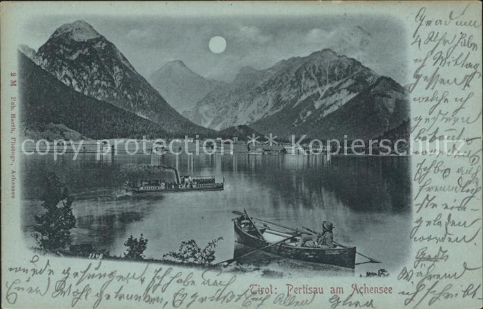 Pertisau Achensee Alpenblick im Mondschein