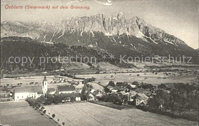 oeblarn mit dem Grimming Dachsteingebirge