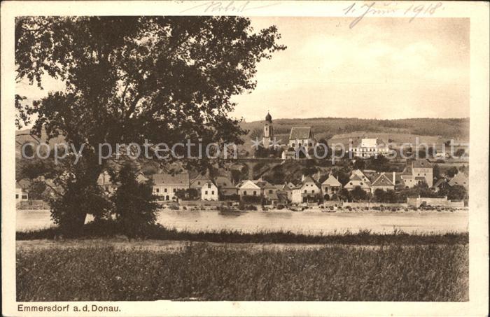 Emmersdorf Donau Uferpartie am Fluss