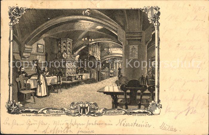 Muenchen Bayern Ratskeller Restaurant