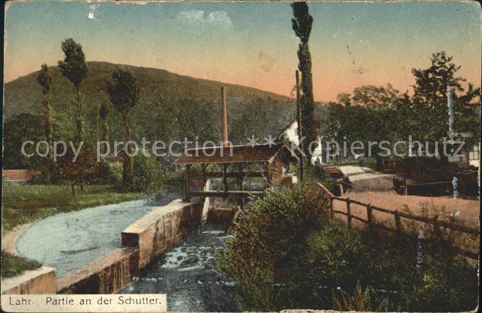 Lahr Schwarzwald Partie an der Schutter Wehr