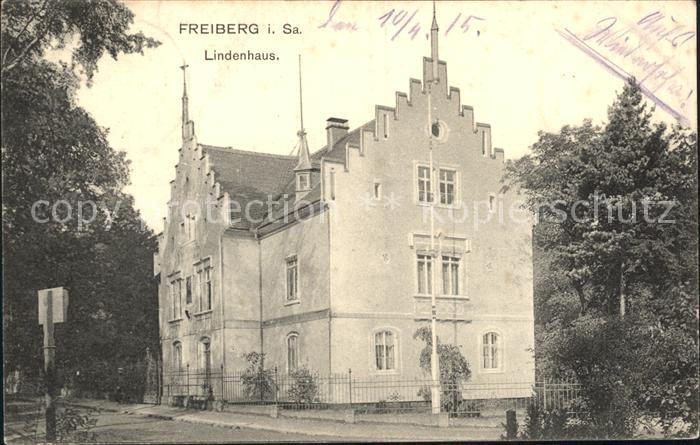 Freiberg Sachsen Lindenhaus Giebel