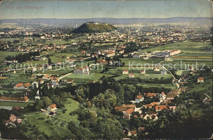 Graz Steiermark Panorama Blick von Goesting aus
