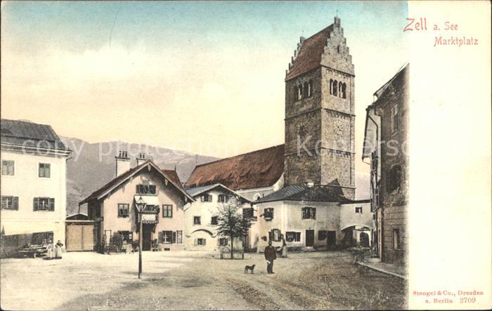 Zell See Marktplatz Kirche