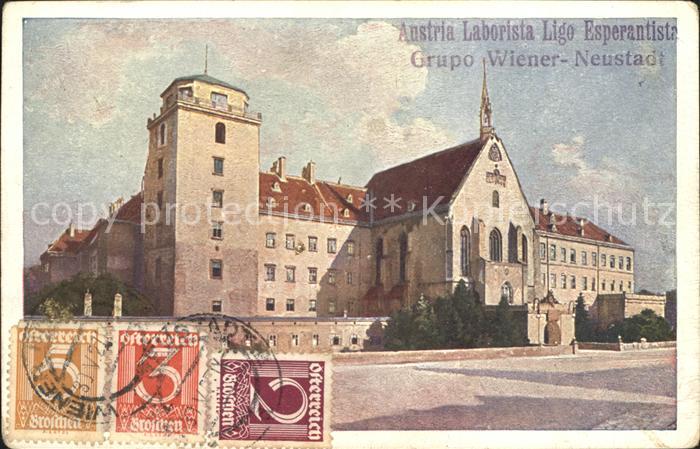 Wiener Neustadt Bundes Erziehungsanstalt Kuenstlerkarte Nr 7018/8