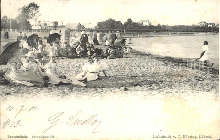 Travemuende Ostseebad Strandpartie
