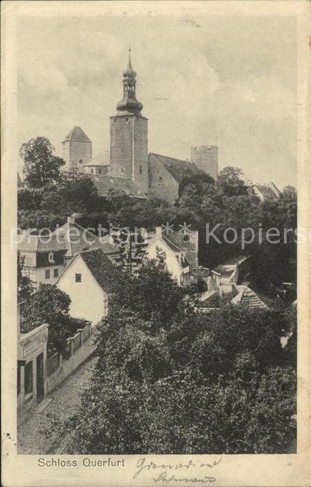 Querfurt Sachsen-Anhalt Schloss Bahnpost