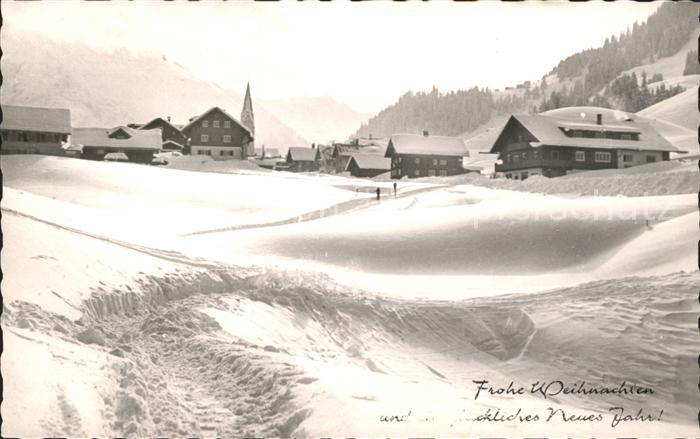 Schwanenstadt Winterpanorama Weihnachtskarte Neujahrs