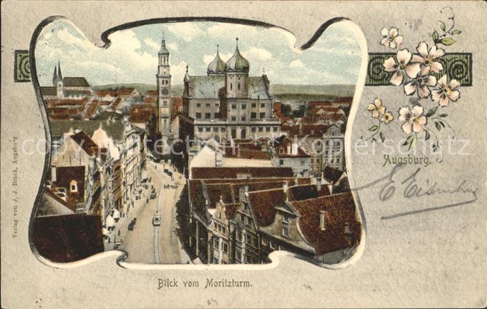Augsburg Blick vom Moritzturm